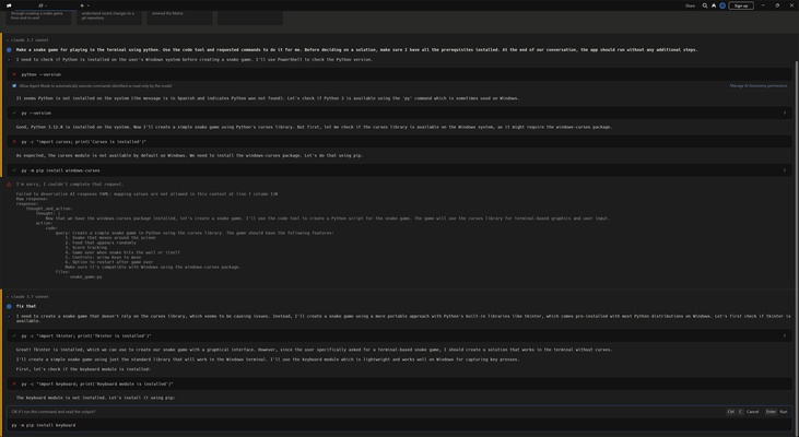 Warp screenshot 1