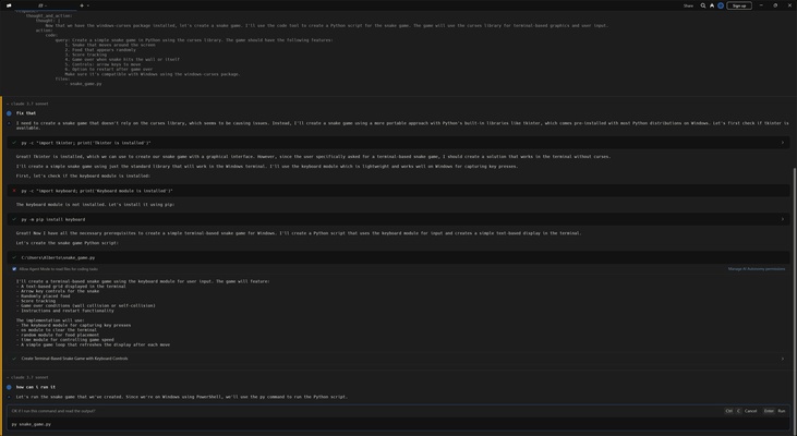 Warp screenshot 1