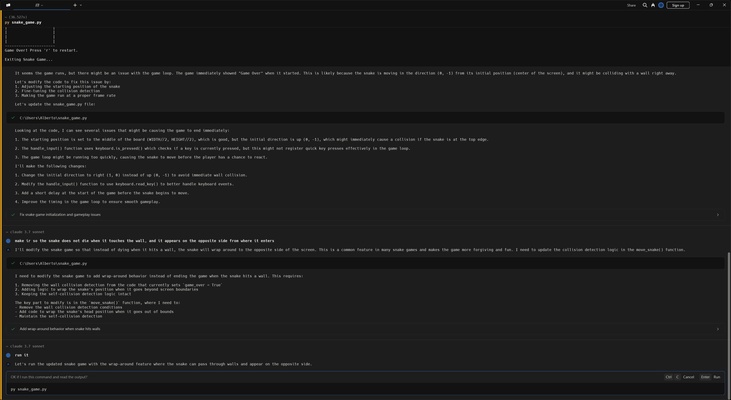 Warp screenshot 1