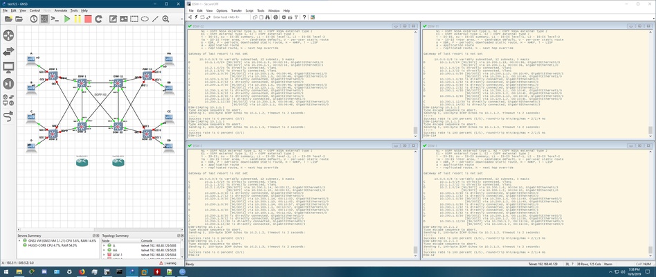 GNS3 screenshot 1