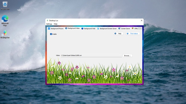 Desktop Lux screenshot 1