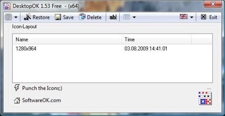 DesktopOK screenshot 1