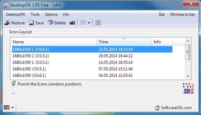 DesktopOK screenshot 1