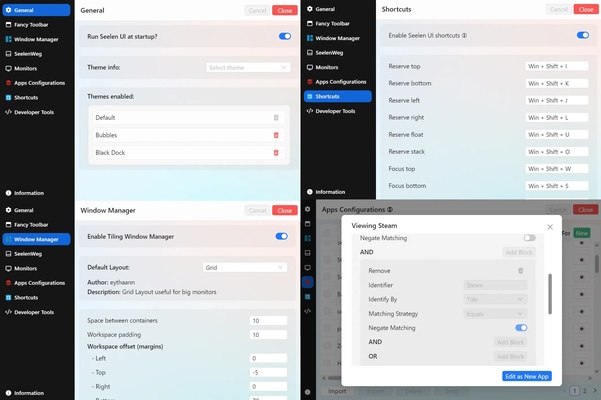 Seelen UI screenshot 1