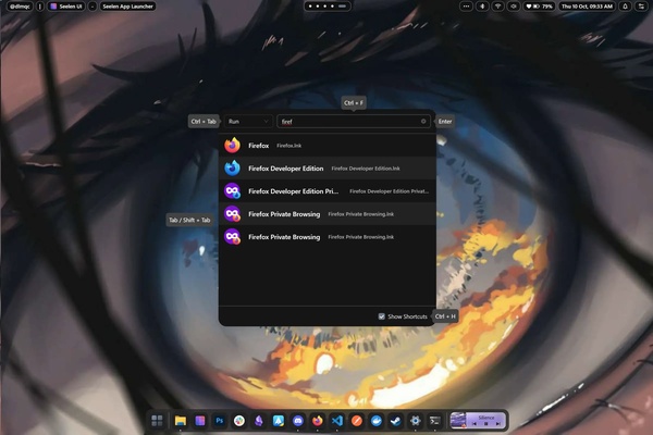 Seelen UI screenshot 1
