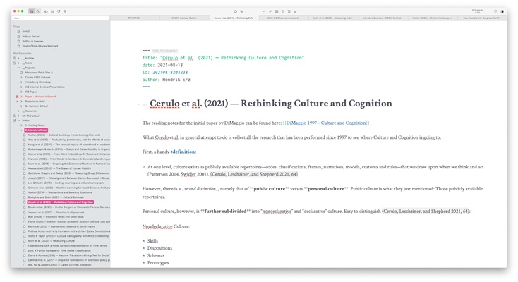 Zettlr screenshot 1