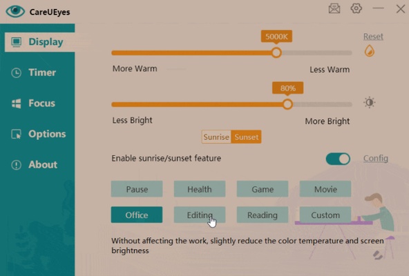CareUEyes Lite screenshot 1