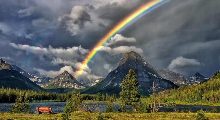 Lucky Rainbow Screensaver screenshot 1