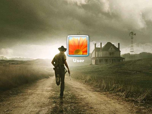 The Walking Dead Logon Screen screenshot 1