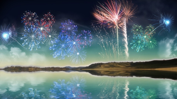 Fireworks Screensaver screenshot 1
