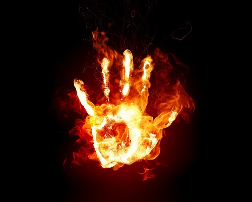 Red Fire Windows Theme screenshot 1