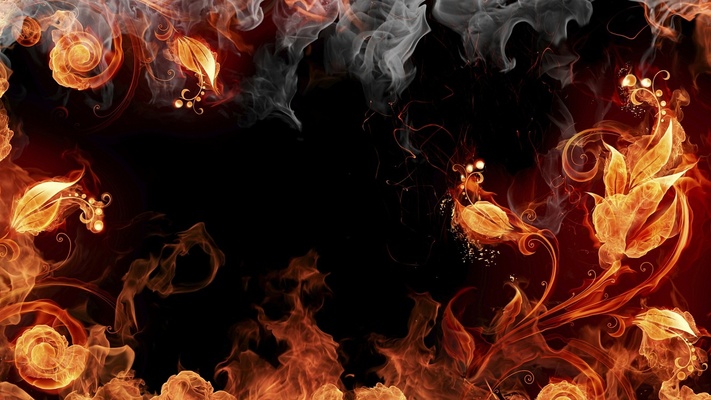 Red Fire Windows Theme screenshot 1
