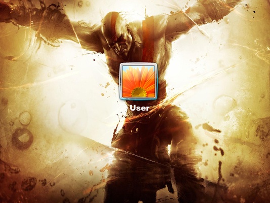 God Of War Logon Screen screenshot 1