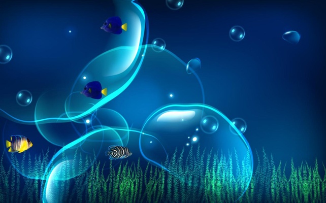 Abstract Ocean World Screensaver screenshot 1