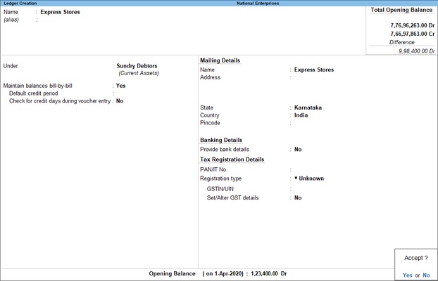 TallyPrime screenshot 1