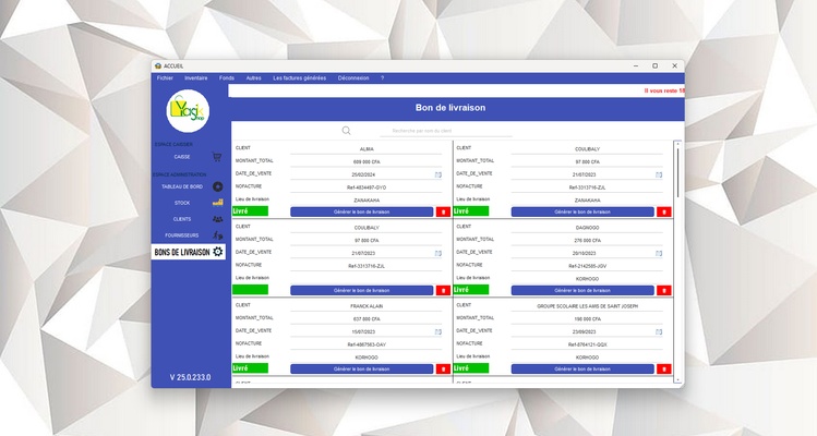 GESTOCKAGE PC PRO screenshot 1