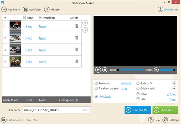 IceCream Slideshow Maker screenshot 1