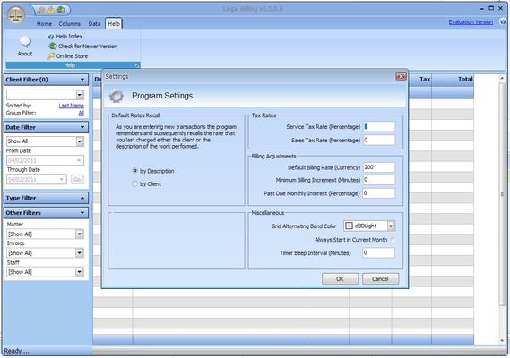 Legal Billing screenshot 1