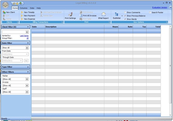 Legal Billing screenshot 1