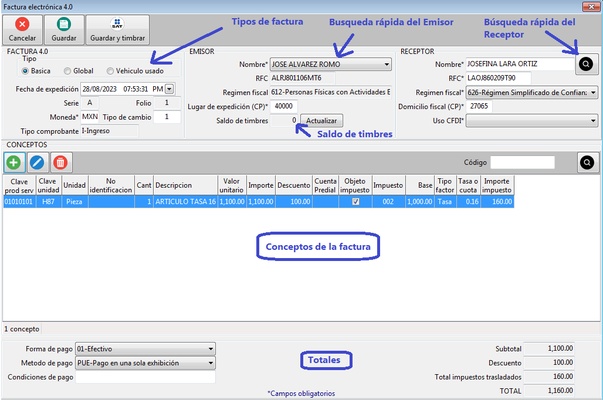 Factura MX screenshot 1