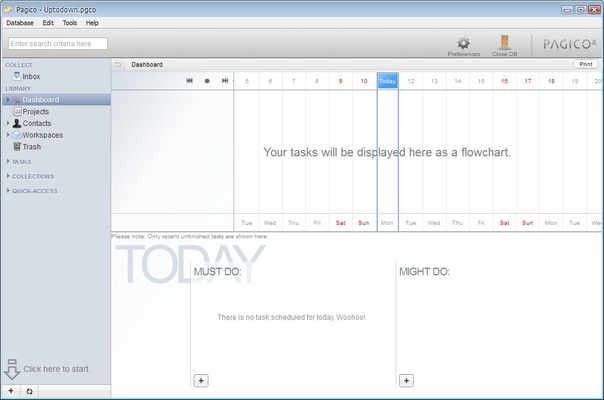 Pagico screenshot 1