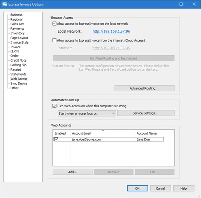 Express Invoice Free Invoicing software screenshot 1