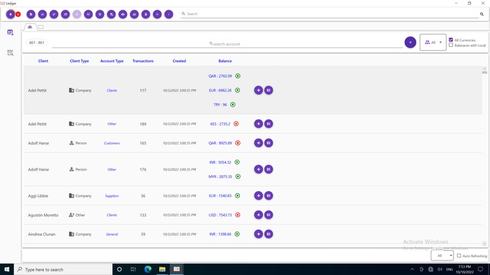 LedgerApp screenshot 1