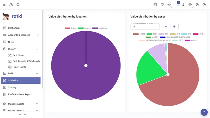 Rotki screenshot 1