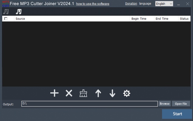 Free MP3 Cutter Joiner screenshot 1