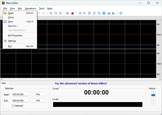 Wave Editor screenshot 1