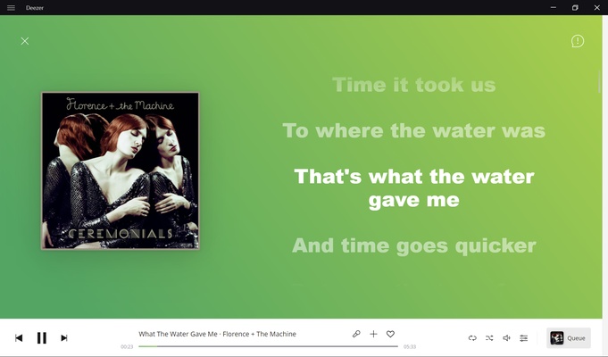 Deezer screenshot 1