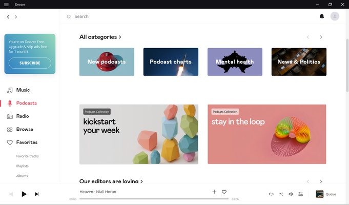 Deezer screenshot 1