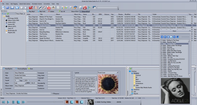 Zortam Mp3 Media Studio screenshot 1