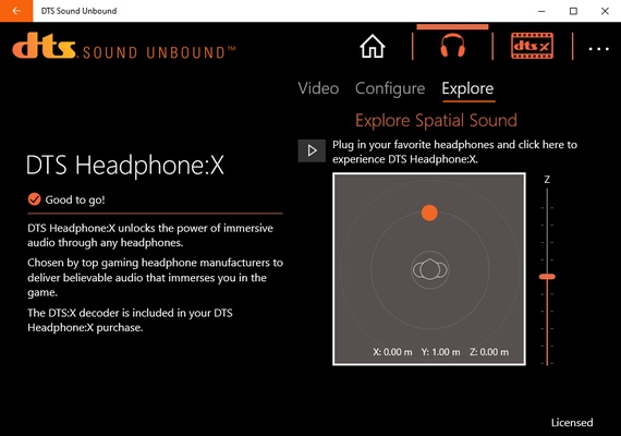DTS Sound Unbound screenshot 1
