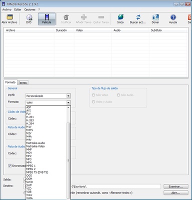 Xmedia Recode screenshot 1