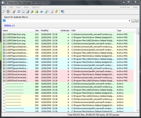 EF Duplicate MP3 Finder screenshot 1
