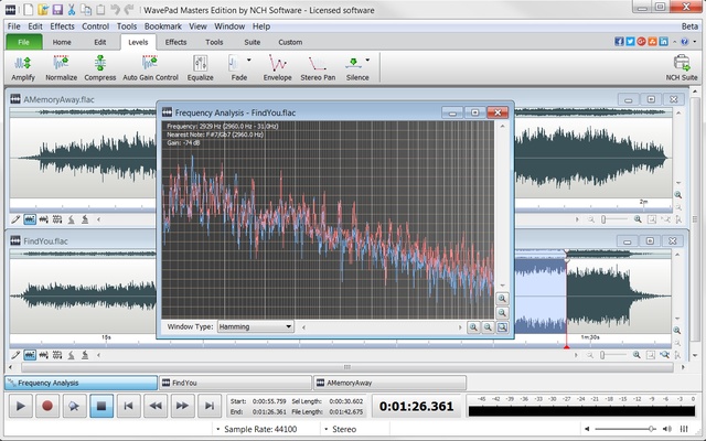 Wavepad screenshot 1
