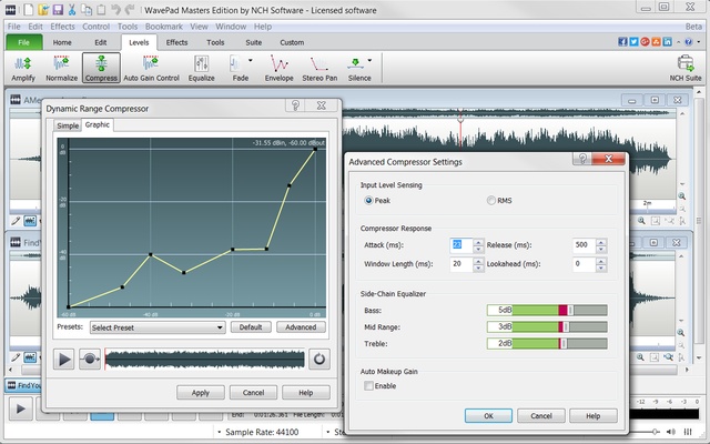 Wavepad screenshot 1