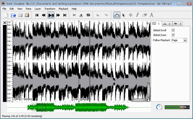 Sonic Visualiser screenshot 1