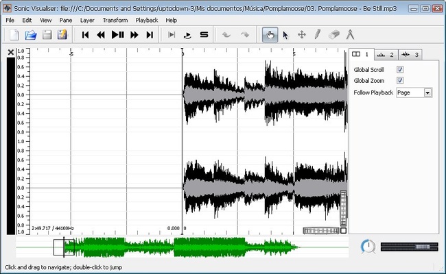 Sonic Visualiser screenshot 1