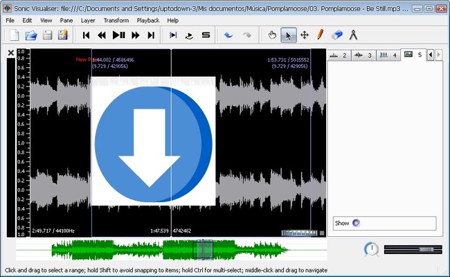 Sonic Visualiser screenshot 1