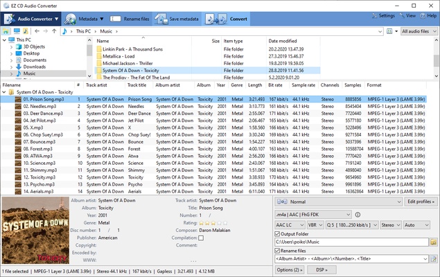 EZ CD Audio Converter screenshot 1