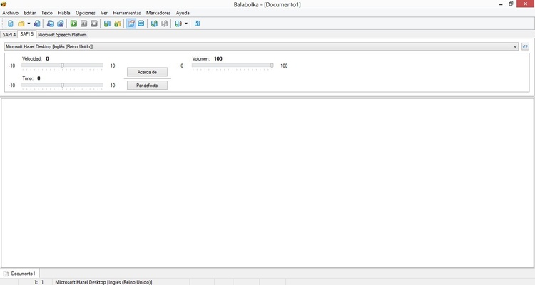 Balabolka Portable screenshot 1