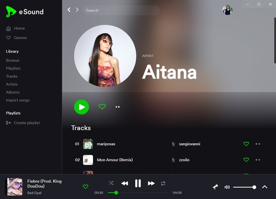 eSound screenshot 1