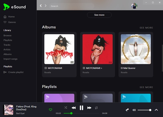 eSound screenshot 1