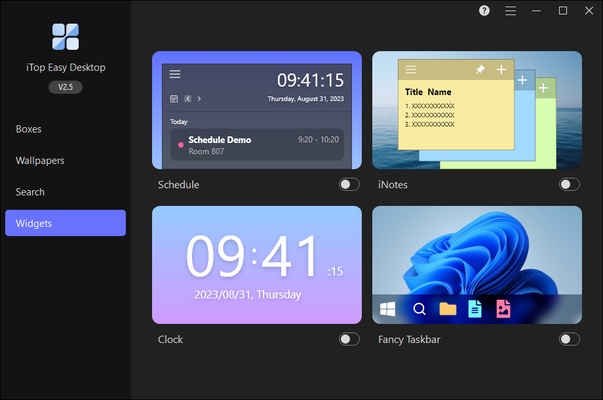 iTop Easy Desktop screenshot 1
