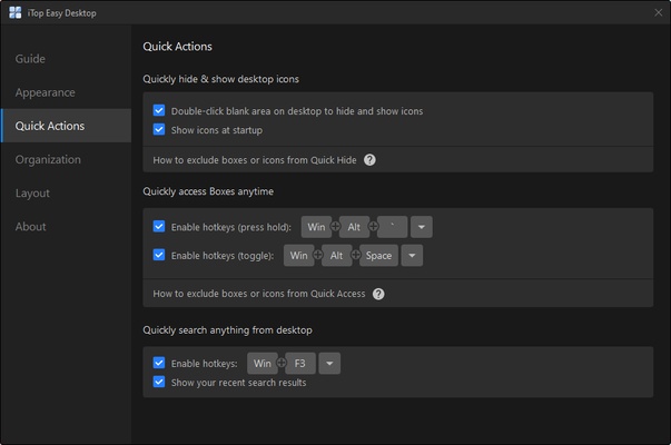 iTop Easy Desktop screenshot 1