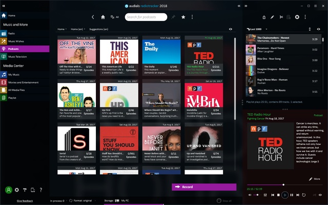 Audials Radio screenshot 1