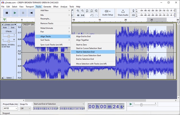 Audacity screenshot 1