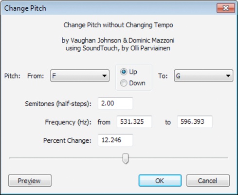 Audacity screenshot 1